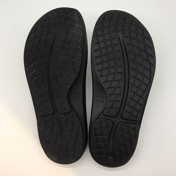 OOFOS OOahh Slides Unisex Men\'s 11 Women\'s 13  Black Recovery Comfort Sandals main image 9